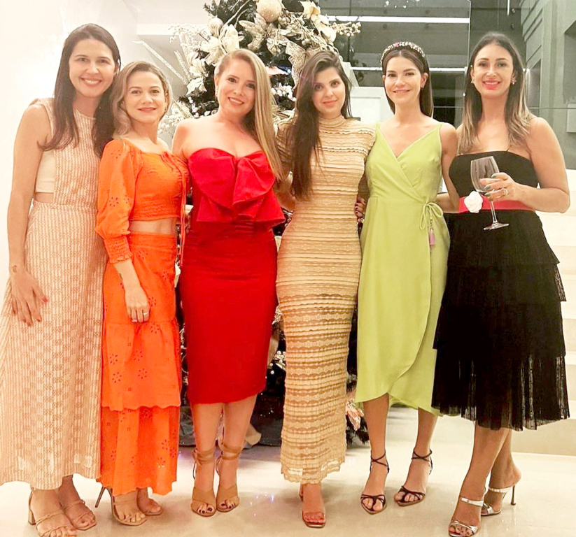 As belas e elegantes amigas:  Fernanda Fernandes, Danielli Leppos, Priscila Figueira, Natália Assis, Mariana Marin e Cíntia Lazari, em uma reuniãozinha íntima para celebrar e brindar a vida e a amizade que as mantêm unidas há muitos anos. Parabéns pela amizade e pelo lindíssimo registro fotográfico 
