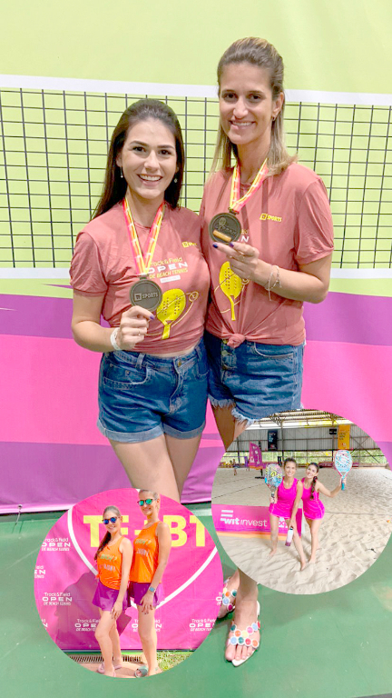 Gabriela de Marchi e Amanda Roncolato estiveram participando e representando Votuporanga no Circuito de Beach Tennis da Track & Field em Ribeirão Preto que aconteceu de 05 a 07 de agosto. A dupla fez bonito lá e trouxe na mala de volta as medalhas que conquistaram no circuito 