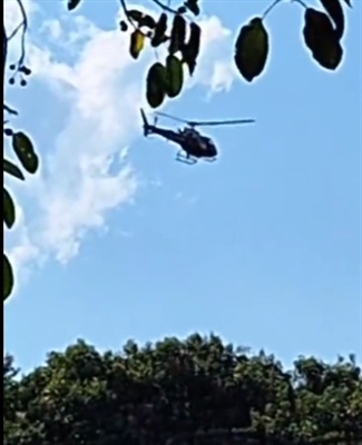 A ação, contou com apoio do helicóptero Águia do CPI-5 de Rio Preto e mobilizou todos os policiais militares (Foto: Divulgação/16º BPMI)