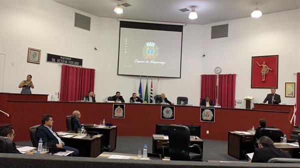 Na noite desta segunda-feira foi realizada a 10ª Sessão Ordinária da Câmara Municipal de Votuporanga (Foto: João Vitor Ferrarez)