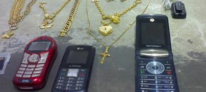 PM recupera objetos furtados e prende traficante