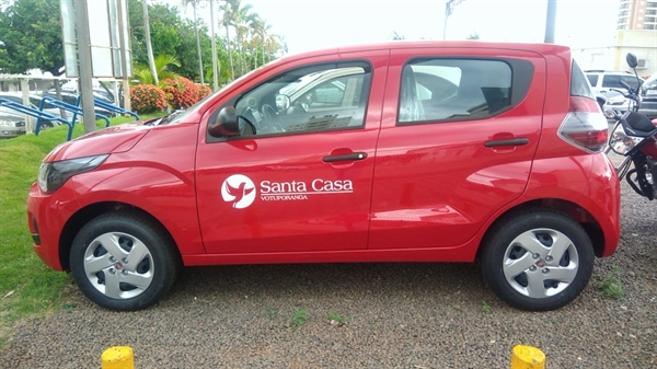 O sorteio de um Fiat Mobi será realizado na entidade nesta terça-feira (Foto: Divulgação/Santa Casa)