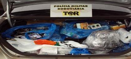 PM Rodoviária apreende US$ 6 mil em "muamba"
