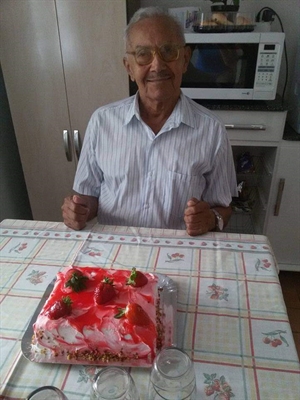 Antonio Barros Neto, 97 anos (Foto: Arquivo Pessoal)