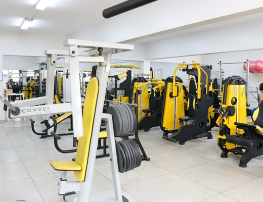 As atividades de musculação são realizadas de segunda a sexta-feira (Foto: Unifev)