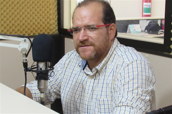 O vice-prefeito Renatão foi entrevistado na Cidade FM (Foto: A Cidade)