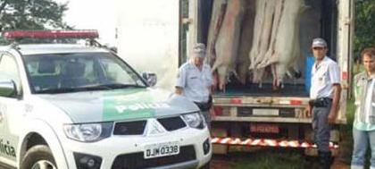 PM Ambiental fecha abatedouro clandestino 