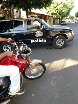 A DIG de Votuporanga também apreendeu a motocicleta utilizada no roubo no fim do ano (Foto: Divulgação/DIG)
