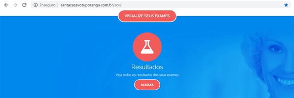A plataforma de visualização de exames tem conquistado os usuários (Foto: Santa Casa)