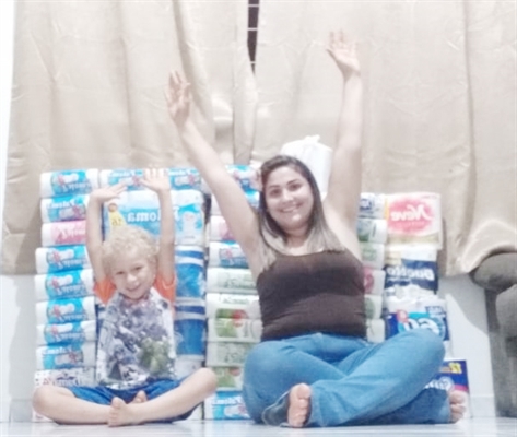 A iniciativa começou no dia seis de setembro e logo foi “seguida” pelos seus fãs (Foto: Santa Casa de Votuporanga)