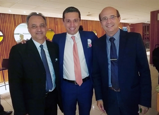 Torrinha, Fausto Pinato e João Dado (Foto: Santa Casa)