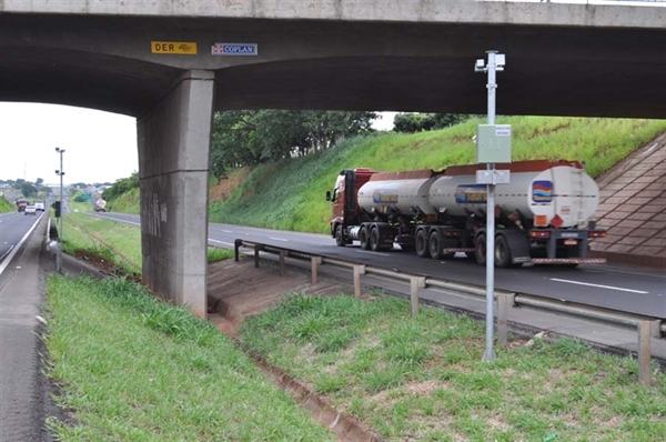 O radar localizado na rodovia Euclides da Cunha (SP-320) registrou mais de 10 mil multas (Foto: A Cidade)