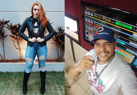 Monahra Negrini e Flávio do Valle estreiam na programação da Cidade FM (Foto: Arquivo pessoal)