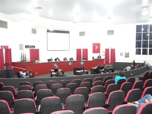 Sessão de ontem da Câmara Municipal de Votuporanga (Foto: Daniel Castro/A Cidade)