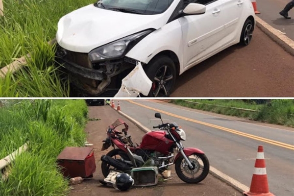 Motociclista não resiste a acidente grave em Santana da Ponte Pensa (Fotos: Região Noroeste)