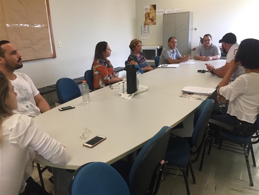 A reunião sobre o Plano Operativo no Carnaval foi realizada na Secretaria Municipal da Saúde (Foto: Érika Chausson/A Cidade)