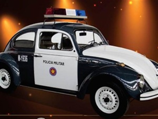 Exposição reúne carros usados pela Polícia Militar nos últimos 50 anos