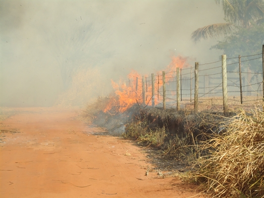 Período de seca aumenta incêndios em 113%