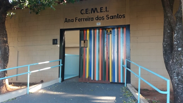 Centro Municipal de Educação Infantil Professora Ana Ferreira dos Santos, na Zona Leste (Foto: Daniel Castro/A Cidade)