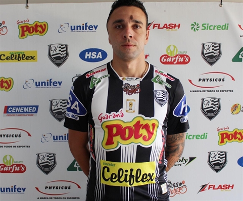 Caio Mancha, em 2019, quando defendeu as cores do Clube Atlético Votuporanguense (Foto: Votuporanguense)