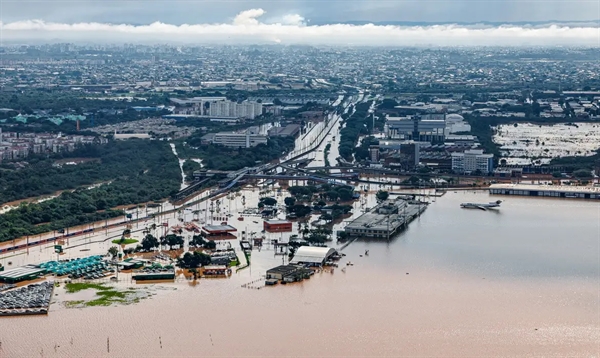 Quase 850 mil pessoas foram afetadas por chuvas no Rio Grande do Sul (Foto: Ricardo Stuckert / PR – Reprodução Agência Brasil)