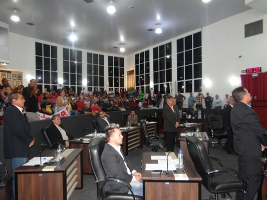 Emerson Pereira (SD), Chandelly Protetor (PTC) e Silvão (PSDB) votaram contra (Foto: Daniel Castro/A Cidade)
