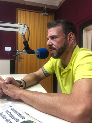 CAV: o presidente do Clube Atlético Votuporanguense, Marcelo Stringari, foi entrevistado nesta segunda na Cidade FM (Foto: A Cidade)