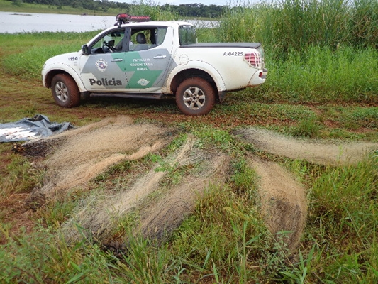 Pescado foi encontrado durante fiscalização da Polícia Ambiental de Votuporanga