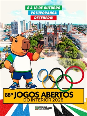 Votuporanga receberá 10 mil atletas nos Jogos Abertos de 2026