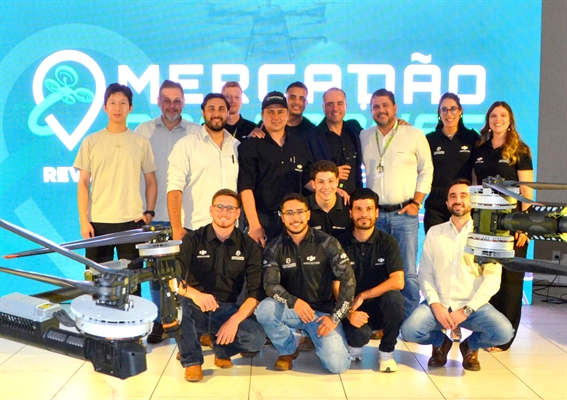 Lançamento do maior drone agrícola do mundo é um marco para o Mercadão dos Drones (Foto: A Cidade)