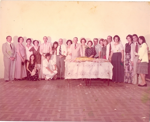 Tradicional família Beretta retratada em outubro do ano de 1977 (Foto: Reprodução)