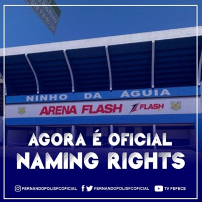 Estádio “Cláudio Rodante”, casa do FFC passa a ser namingrights da Flash Net Brasil, provedora de internet  (Foto: Divulgação)