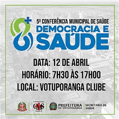 As Pré-Conferências da Saúde tiveram início no dia 22 de março e terminaram no dia 5 de abril (Foto: Prefeitura de Votuporanga)