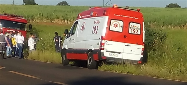 A equipe do Samu constatou o óbito no local (Foto: Reprodução)