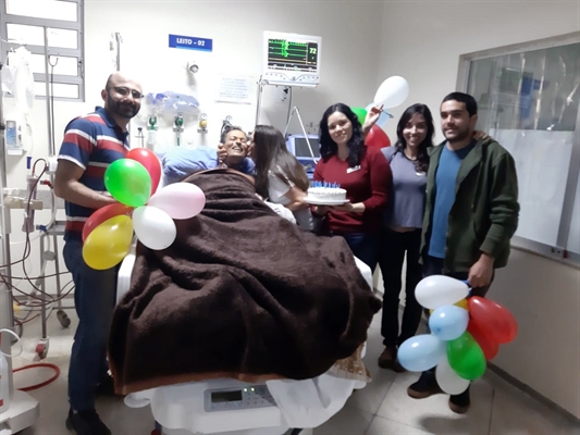 Dr. Ramon contou que necessitou de transfusão de sangue e uma força-tarefa foi realizada (Foto: Santa Casa de Votuporanga)