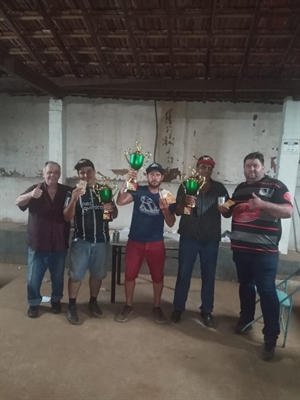O primeiro lugar ficou para Juliano, de Cosmorama, o segundo para Luis e o terceiro para Marquinhos, ambos de Votuporanga (Foto: Divulgação)
