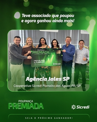 A ganhadora foi Andrelia Rodrigues da Silva, de 54 anos, que recebeu o prêmio durante uma cerimônia simbólica na agência (Foto: Divulgação)
