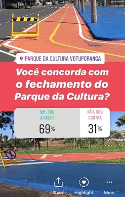  A enquete contou com a participação de 531 pessoas (Foto: Reprodução Redes Sociais/A Cidade)