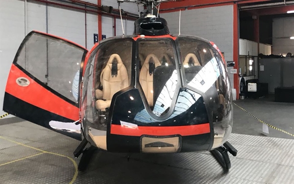  Helicóptero encontrado em Fernandópolis chega ao Ceará (Foto: Divulgação)