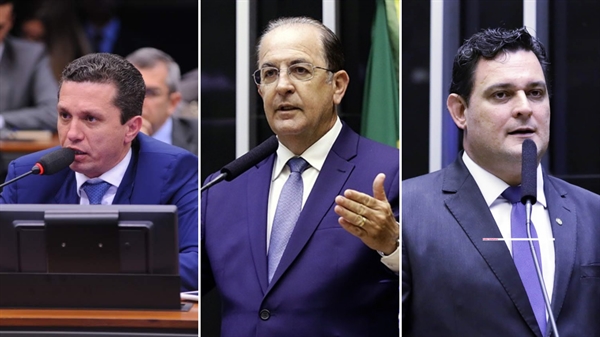 Fausto Pinato, Luiz Carlos Motta e Geninho Zuliani pedem a pacificação entre os poderes para evitar uma ruptura institucional (Fotos: Assessoria)