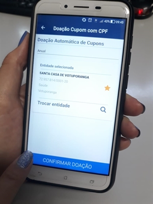 Para ativar a opção, basta acessar o portal do programa, fazer o login no sistema e em seguida clicar na aba Doação Automática (Foto: Santa Casa) 