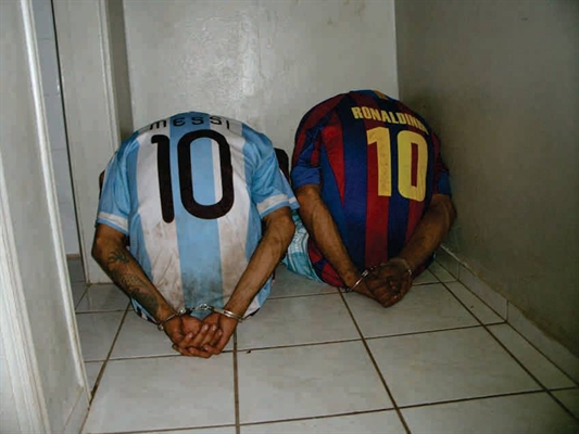 Paixão pelo futebol e pelo crime: suspeitos foram detidos por furto 