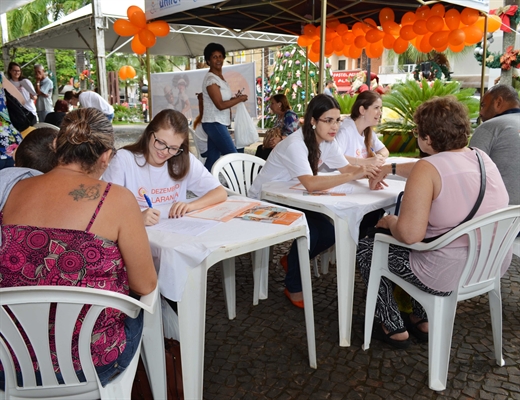 As atividades celebraram o Dia Nacional de Prevenção ao Câncer de Pele (Foto: Divulgação/Unifev)