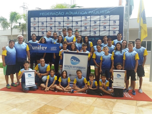 Atletas da cidade estão na Arena da ABDA (Associação Bauruense de Desportos Aquáticos) (Foto: Divulgação) 