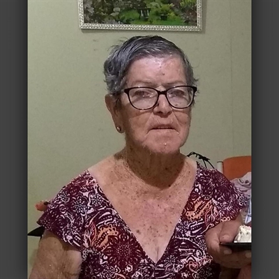 A dona Maria Alves Garcia Rodrigues, de 81 anos, está entre as vítimas que constaram no Boletim Epidemiológico (Foto: Arquivo pessoal)