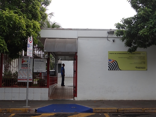 O Posto de Atendimento ao Trabalhador local fica na rua Barão do Rio Branco, 4497 (Foto: Gabriele Reginaldo/A Cidade)