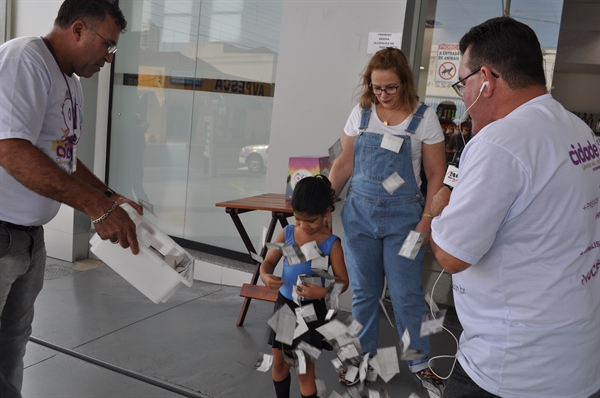 O ganhador foi Andrei Marciano da Silva (Foto: A Cidade)