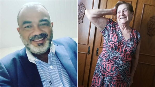 O pastor Marco Antonio Rodrigues, de 52 anos, e a idosa Amélia Gardini Ferreira, a 'dona Melinha', de 89 anos, estão entre as vítimas da Covid que constaram no Boletim Epidemiológico (Fotos: Arquivo pessoal)