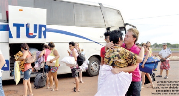 Em uma ação semelhante, em 2012, outro ônibus com passageiros de Votuporanga foi assaltado quando seguia para o Paraguai. (Foto: Arquivo A Cidade)