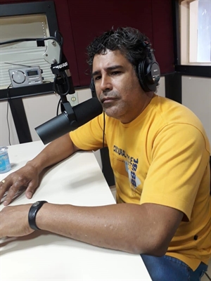 O presidente da Associação Cultural Zequinha de Abreu, Gildo Ferreira, foi entrevistado pela Cidade FM (Foto: A Cidade)